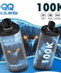 QQ Bang 100000 100K Puffs Dual Mesh Rechargeable Disposable Vape in qq bang 100000 100k blueberry ice flavor