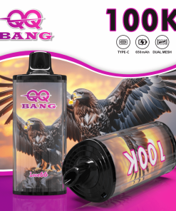 QQ Bang 100000 100K Puffs Dual Mesh Rechargeable Disposable Vape in qq bang 100000 100k love 66 flavor