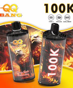 QQ Bang 100000 100K Puffs Dual Mesh Rechargeable Disposable Vape in qq bang 100000 100k mango peach watermelon flavor