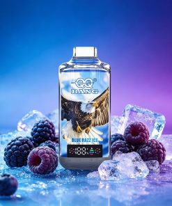 QQ Bang 120K 120000 Disposable Vape|Type-C Rechargeable LED Display in Blue Razz Ice flavor
