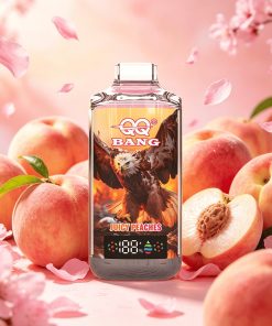 QQ Bang 120K 120000 Disposable Vape|Type-C Rechargeable LED Display in Juicy Peaches flavor