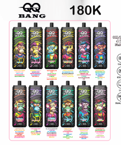 QQ Bang 180000 180K Puffs 4 In 1 Flavors LCD Display Rechargeable Disposable Vape product image