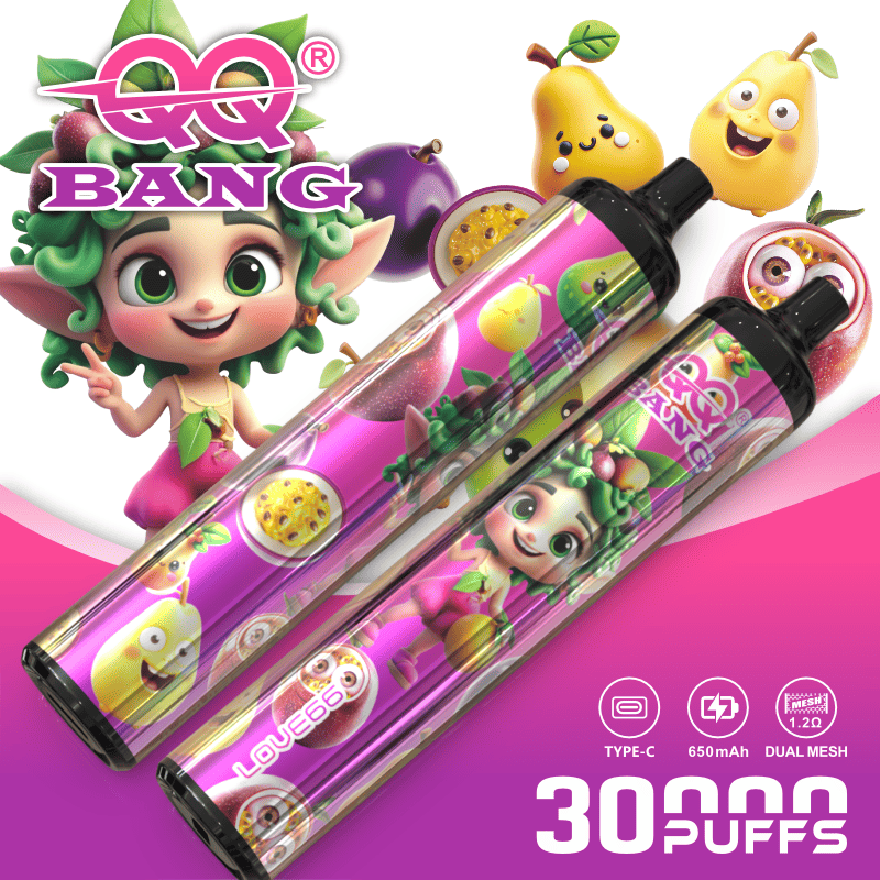 QQ Bang 30000 30K Puffs Disposable Type-C Rechargeable in Love 66 flavor