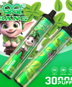 QQ Bang 30000 30K Puffs Disposable Type-C Rechargeable in Mint Ice flavor