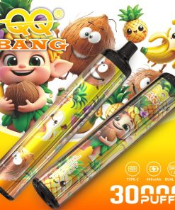 QQ Bang 30000 30K Puffs Disposable Type-C Rechargeable in Tropical Fruit flavor