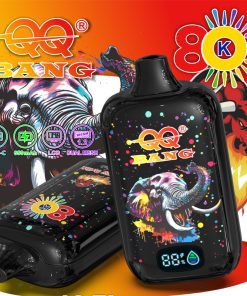 QQ Bang 80K Disposable Vape|Type-C Rechargeable LCD Display in Energy Drink flavor