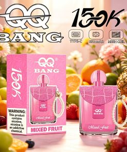 QQ Bang 150K Disposable Vape|Type-C Rechargeable Portable in Random Mix flavor