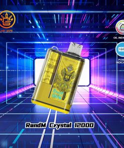 RandM Crystal 12000 Puffs Hot Seller LED Display Disposable Vape in Random Flavors 0ccc91ca flavor