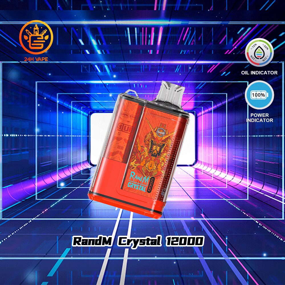RandM Crystal 12000 Puffs Hot Seller LED Display Disposable Vape in Random Flavors 30ee7a35 flavor