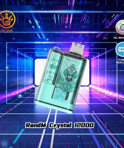 RandM Crystal 12000 Puffs Hot Seller LED Display Disposable Vape in Random Flavors 830faba4 flavor