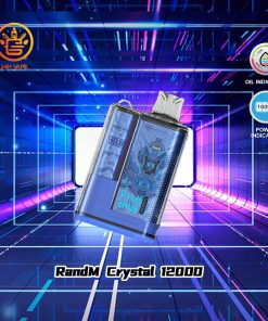 RandM Crystal 12000 Puffs Hot Seller LED Display Disposable Vape in Random Flavors 9f197802 flavor