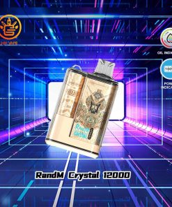 RandM Crystal 12000 Puffs Hot Seller LED Display Disposable Vape in Random Flavors A5f3d16f flavor
