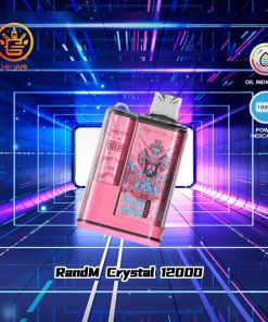 RandM Crystal 12000 Puffs Hot Seller LED Display Disposable Vape in Random Flavors E08b0339 flavor