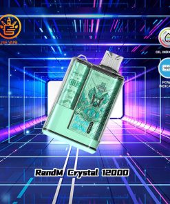 RandM Crystal 12000 Puffs Hot Seller LED Display Disposable Vape in Random Flavors F5f03910 flavor