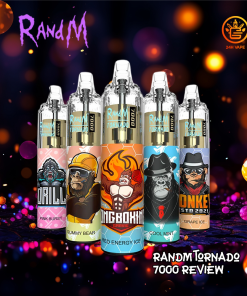 RandM Tornado 7000 7K Puffs Strength 2% 5% Disposable Fumot Vape