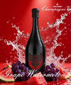 Solaris Champagne 30000 30K Puffs 2% Rechargeable LED Light Disposable Vape in solaris champagne 30000 30k grape watermelon flavor