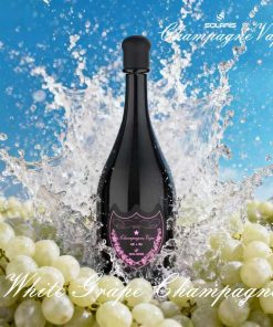Solaris Champagne 30000 30K Puffs 2% Rechargeable LED Light Disposable Vape in White Grape Champagne flavor