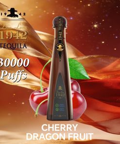 Solaris Tequila Don Leon 1942 30000 30K Puffs Rechargeable Battery Display Disposable Vape in Cherry Dragon Fruit flavor