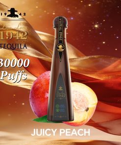 Solaris Tequila Don Leon 1942 30000 30K Puffs Rechargeable Battery Display Disposable Vape in Juicy Peach flavor