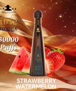 Solaris Tequila Don Leon 1942 30000 30K Puffs Rechargeable Battery Display Disposable Vape in Strawberry Watermelon flavor