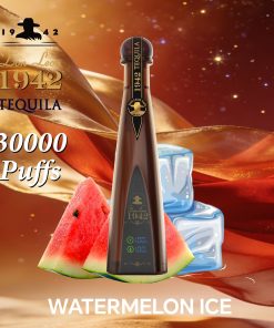 Solaris Tequila Don Leon 1942 30000 30K Puffs Rechargeable Battery Display Disposable Vape in Watermelon Ice flavor