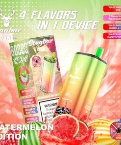 Stag Bar 4in1 80000 80K Puffs Rechargeable LCD Display Disposable Vape EU Warehouse product detail image