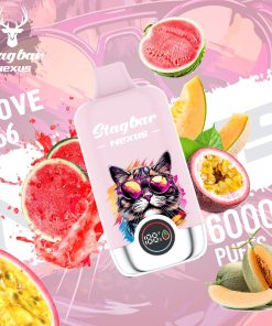 Stagbar Nexus 60000 60K Puffs Airflow Adjustable LED Display Disposable Vape in Love 66 flavor