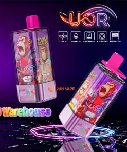 UOR 120000 120k Puffs 4 in 1 Flavors LED Display Disposable Vape EU Warehouse in uor 120k eu warehouse blueberry ice peach mango watermelon passion kiss