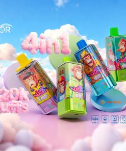 UOR 120000 120K Puffs 4 in 1 Flavors Rechargeable LED Display Disposable Vape product image