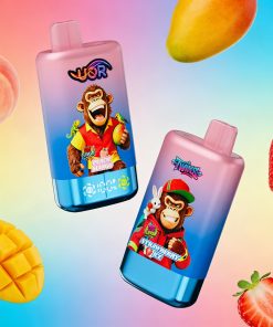 UOR Twins 80000 80k Puffs Double Flavor LED Display Disposable Vape in uor twins 80000 80k peach mango strawberry ice 1 flavor