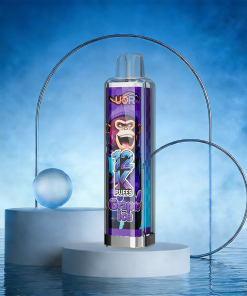 UOR Crystal 12000 12K Puffs Puffs Rechargeable Disposable Vape EU Warehouse in Grape Ice flavor