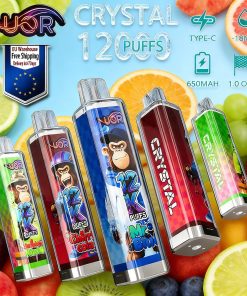 UOR Crystal 12000 12K Puffs Puffs Rechargeable Disposable Vape EU Warehouse product image