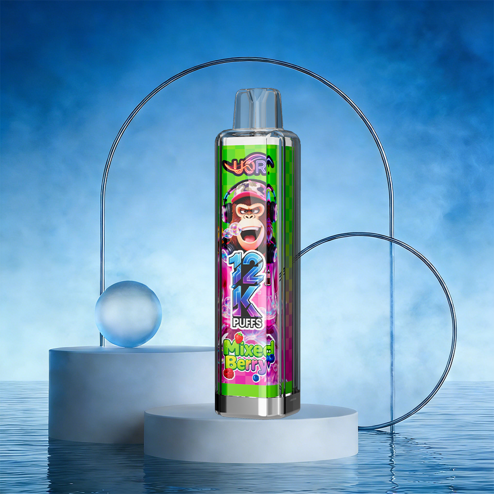 UOR Crystal 12000 12K Puffs Puffs Rechargeable Disposable Vape EU Warehouse in Mixed Flavors flavor