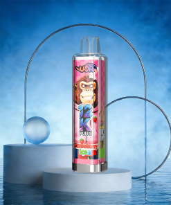 UOR Crystal 12000 12K Puffs Puffs Rechargeable Disposable Vape EU Warehouse in Strawberry Ice flavor