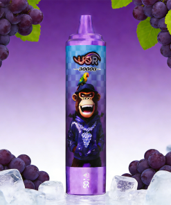 UOR Tornado 30000 30K Puffs LED Display Rechargeable Disposable Vape EU Warehouse in Grape Ice flavor