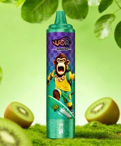UOR Tornado 30000 30K Puffs LED Display Rechargeable Disposable Vape EU Warehouse in Kiwi Passion Fruit Guava flavor