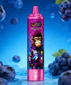 UOR Tornado 30000 30K Puffs LED Display Rechargeable Disposable Vape EU Warehouse in Mr Blue flavor