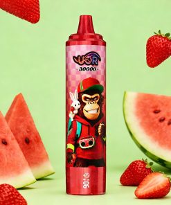 UOR Tornado 30000 30K Puffs LED Display Rechargeable Disposable Vape EU Warehouse in Strawberry Watermelon flavor