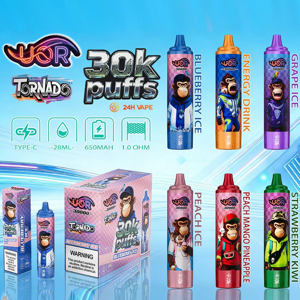 UOR Tornado 30000 30K Puffs LED Display Disposable product image