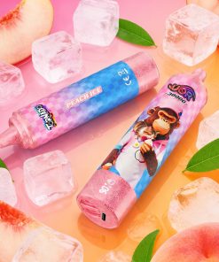 UOR Tornado 30000 30K Puffs LED Display Disposable in Peach Ice flavor