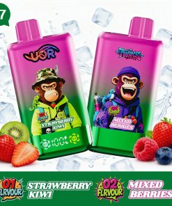 UOR Twins 80000 80k Puffs Double Flavor Dual Mesh Disposable Vape with LED Display EU Warehouse in Mixed Flavors flavor