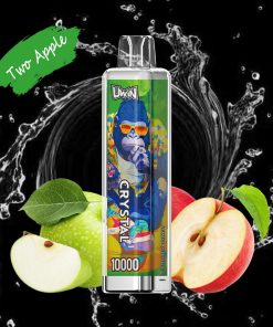 Uwin Crystal 10000 10K Puffs Disposable Vape Edition in 17. Two Apple flavor