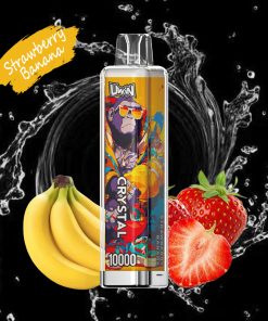 Uwin Crystal 10000 10K Puffs Disposable Vape Edition in 19. Strawberry Banana flavor
