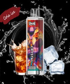 Uwin Crystal 10000 10K Puffs Disposable Vape Edition in 27. Cola Ice flavor