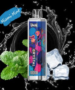 Uwin Crystal 10000 10K Puffs Disposable Vape Edition in 28. Miami Mint flavor