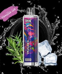 Uwin Crystal 10000 10K Puffs Disposable Vape Edition in 29. Vanilla Ice flavor
