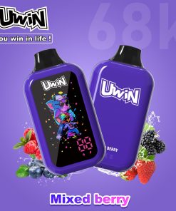 Uwin Digital Box 68000 68K Puffs LED Display Edition Disposable Vape in Mixed Flavors flavor