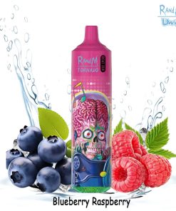 Uwin RandM Tornado 35000 35K Puffs Edition RGB Lights Disposable in 1. Blueberry Raspberry flavor