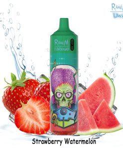 Uwin RandM Tornado 35000 35K Puffs Edition RGB Lights Disposable in 2. Strawberry Watermelon flavor