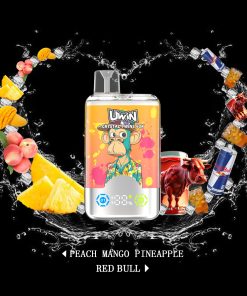 Uwin Twins Crystal 40000 40k Puffs Double Taste LED Display Disposable Vape in uwin twins crystal 40k 40000 peach mango pineapple red bull flavor